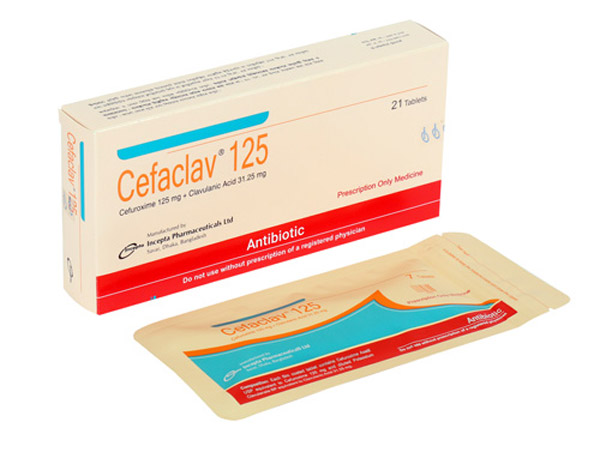 Cefaclav (Cefuroxime Axetil) 125mg