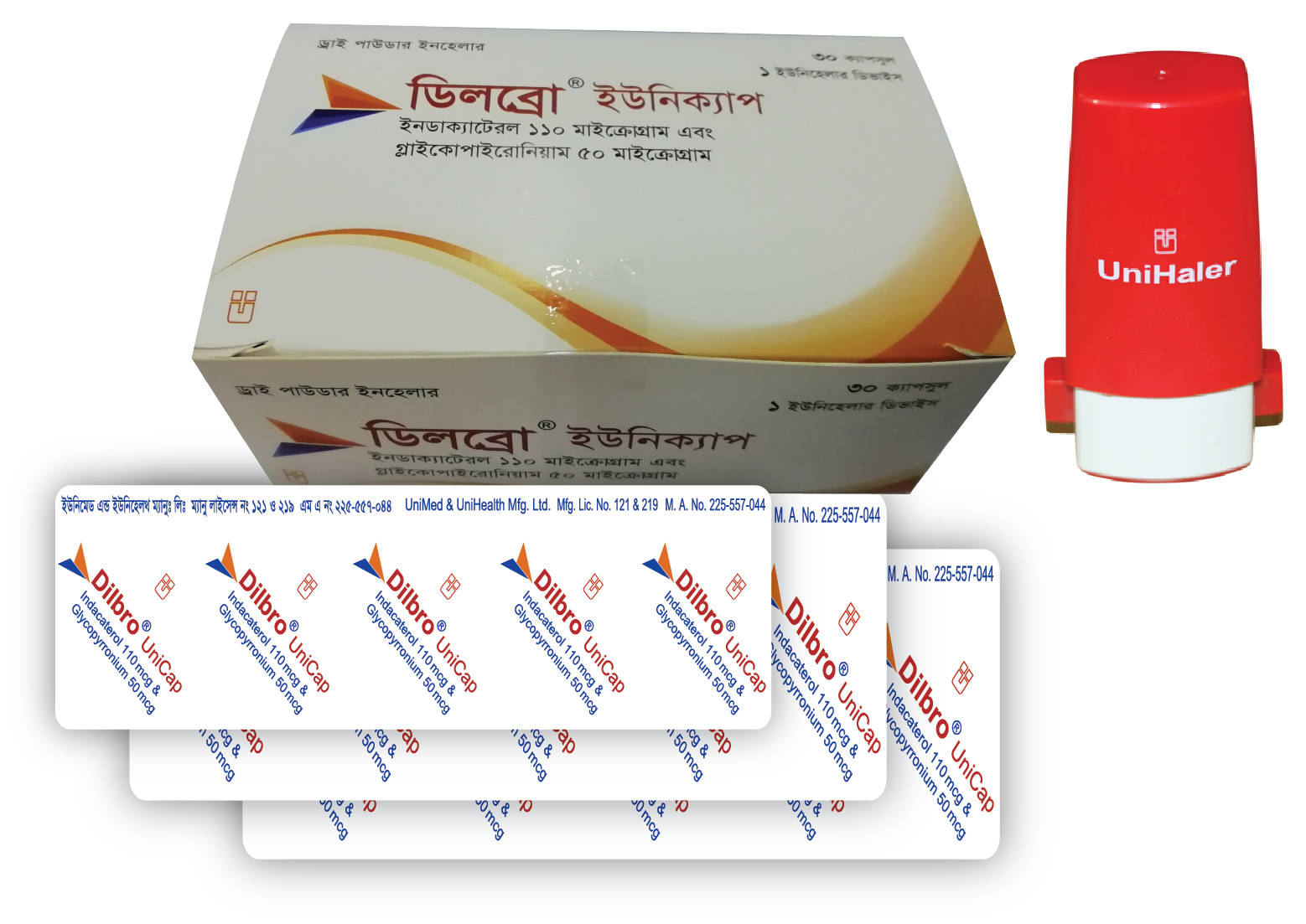 Ultibro Breezhaler (Indacaterol+Glycopyrronium 10mg)
